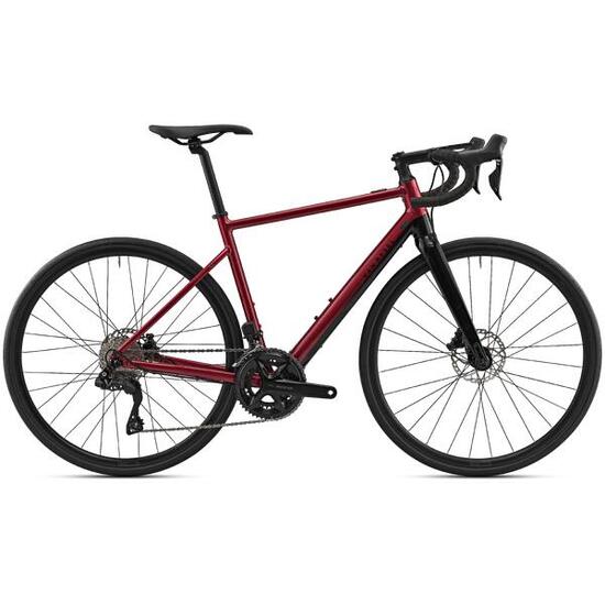 Bici da corsa a pedalata assistita E-EDR AF Shimano 105 Di2 2x12V rossa
