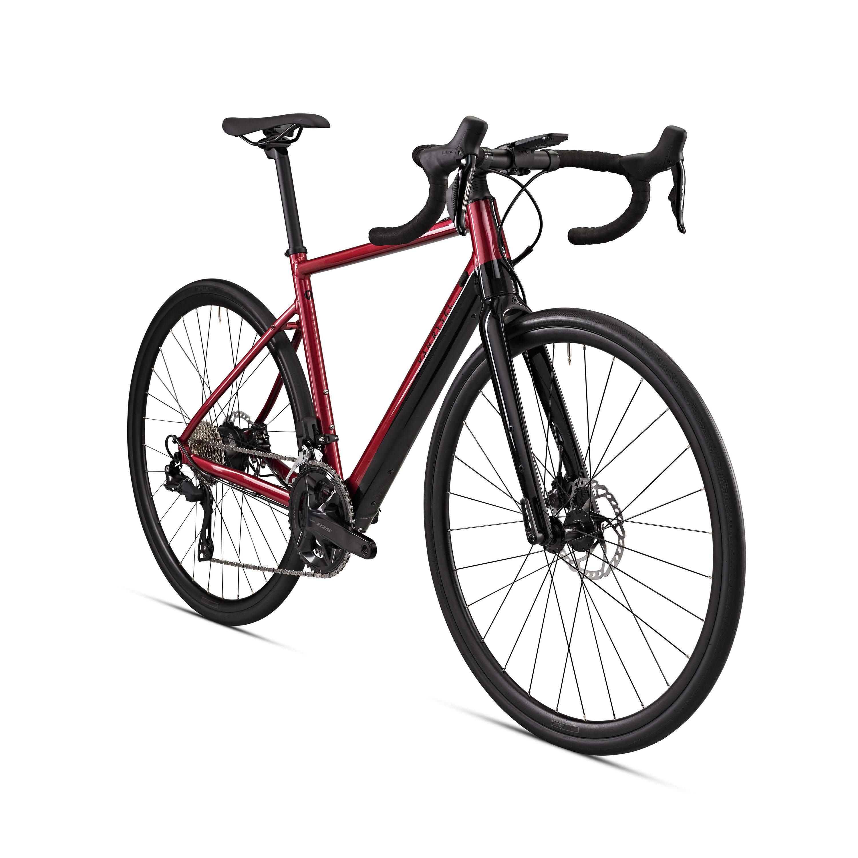 E-Bike Rennrad E-EDR - E-EDR AF Shimano 105 Di2 2×12S rot  2/25