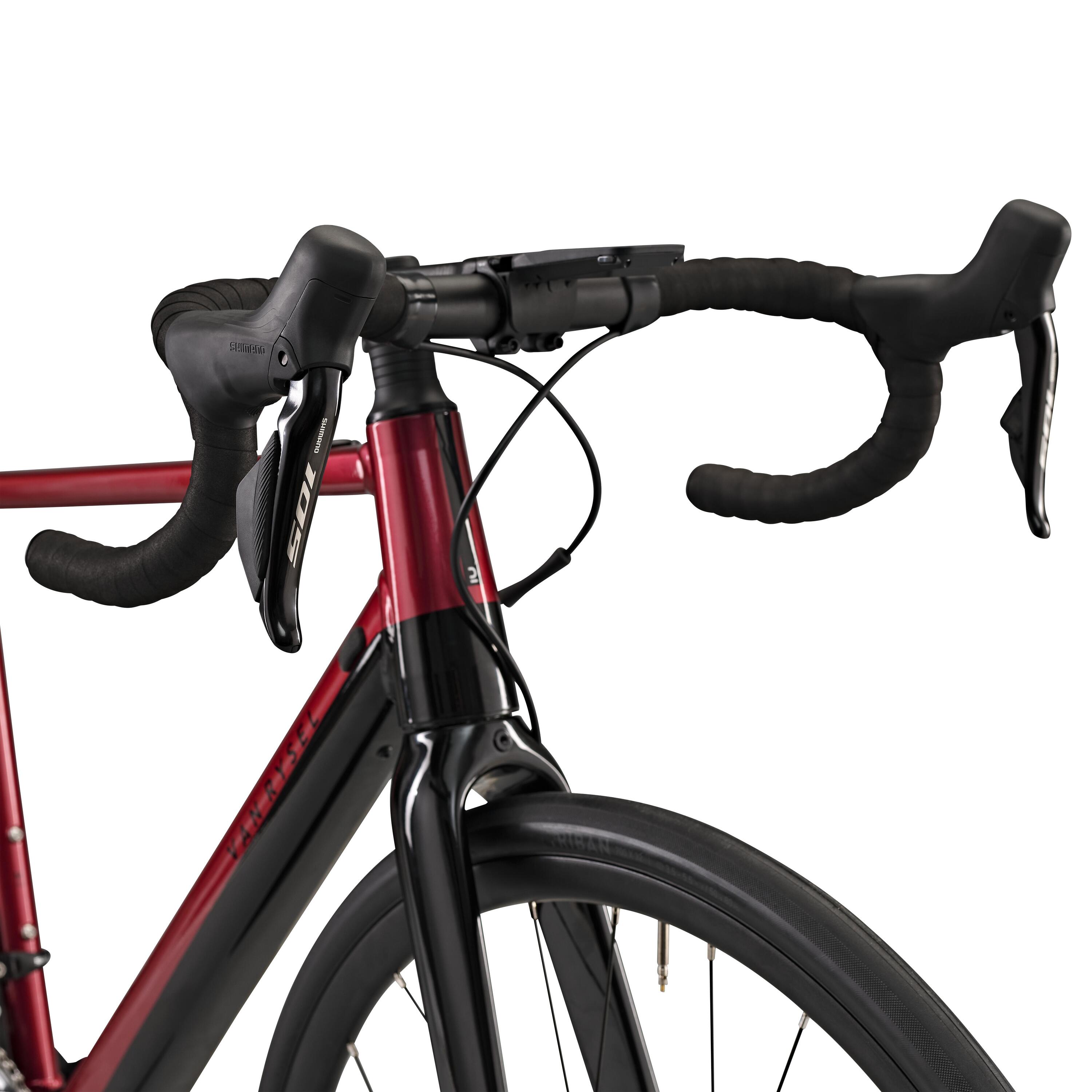 E-Bike Rennrad E-EDR - E-EDR AF Shimano 105 Di2 2×12S rot  7/25