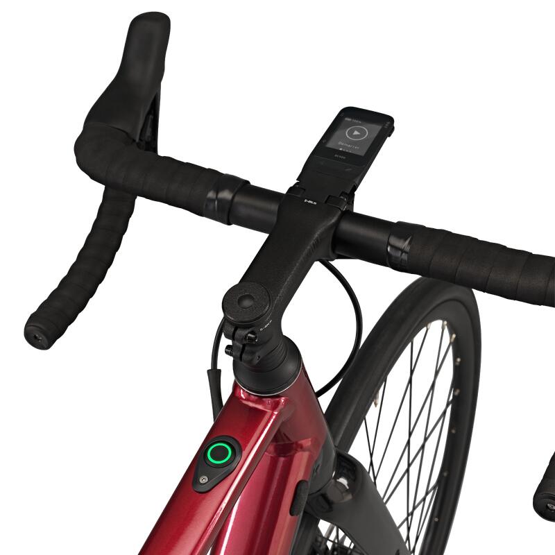 Bicicletă electrică de șosea E-EDR AF Shimano 105 Di2 2x12S Roșu