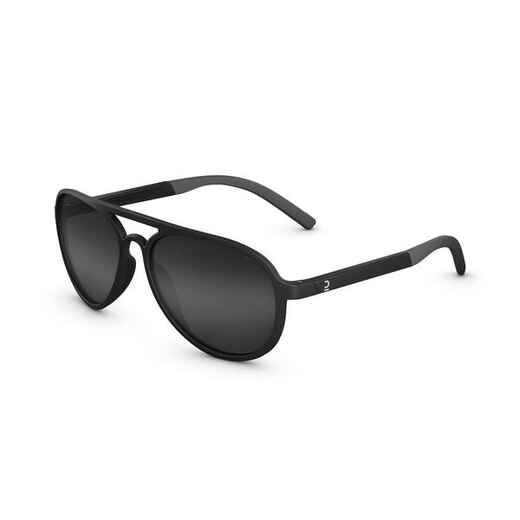 Sonnenbrille Damen/Herren Kategorie 3 polarisierend Wandern - MH 120A schwarz