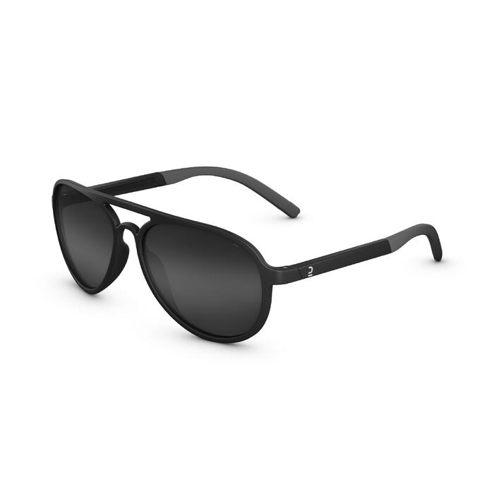 Hiking Polarised Category 3 Sunglasses MH120 Carbon Grey