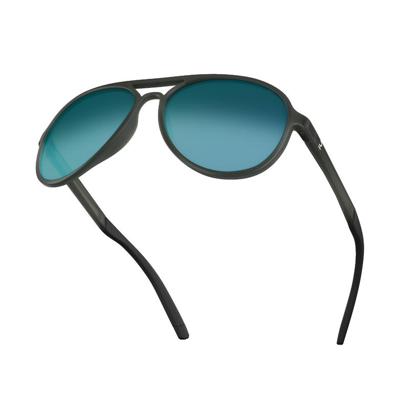 Sonnenbrille Wandern MH120A Damen/Herren Kategorie 3 blau