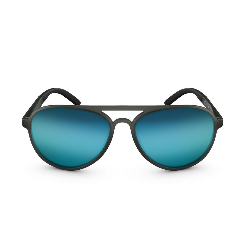 Sonnenbrille Wandern MH120A Damen/Herren Kategorie 3 blau