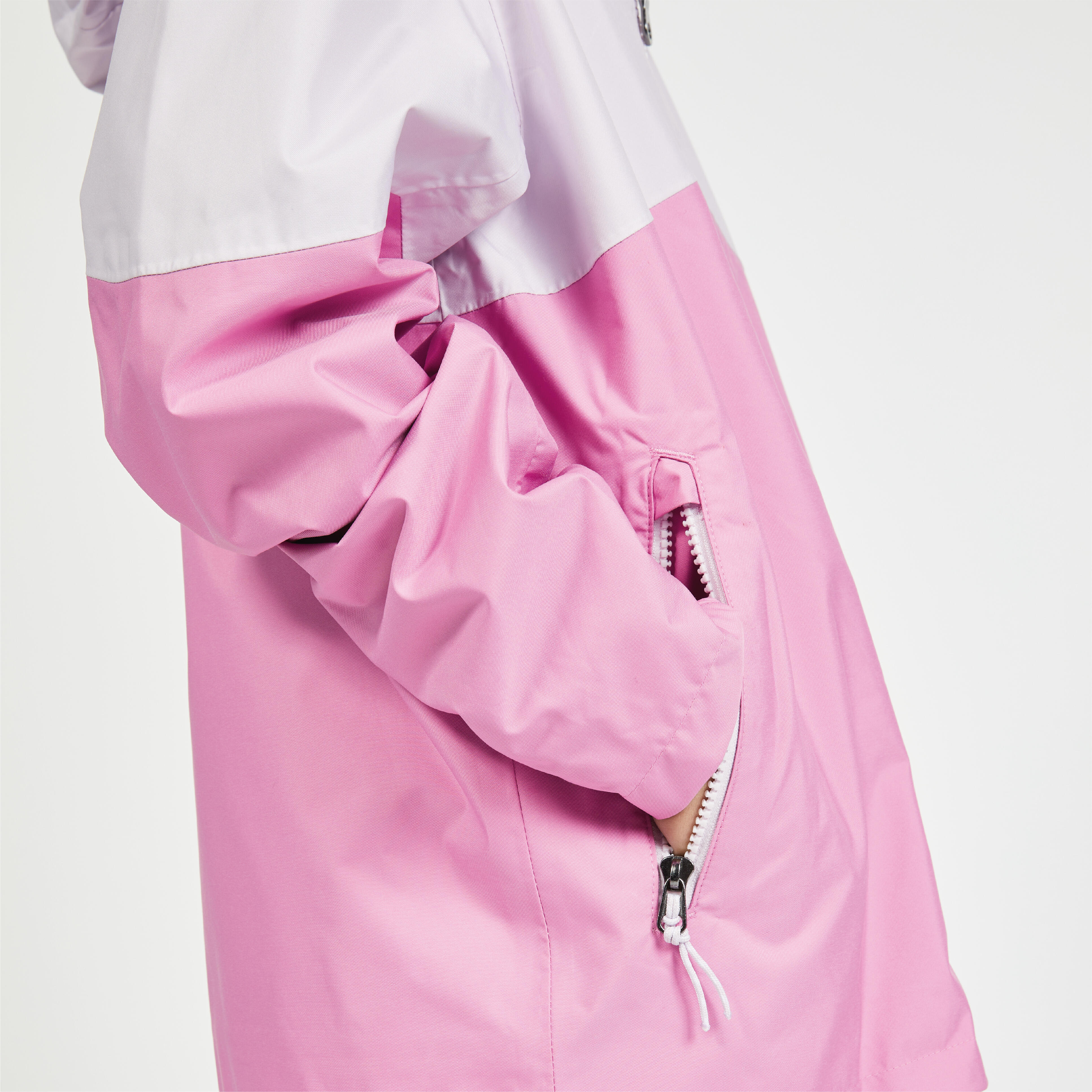 Kids Waterproof Sailing Jacket 100 Lavender Pink LIGHT MAUVE Pink kids-waterproof-sailing-jacket-100-lavender-pink-light-mauve-pink