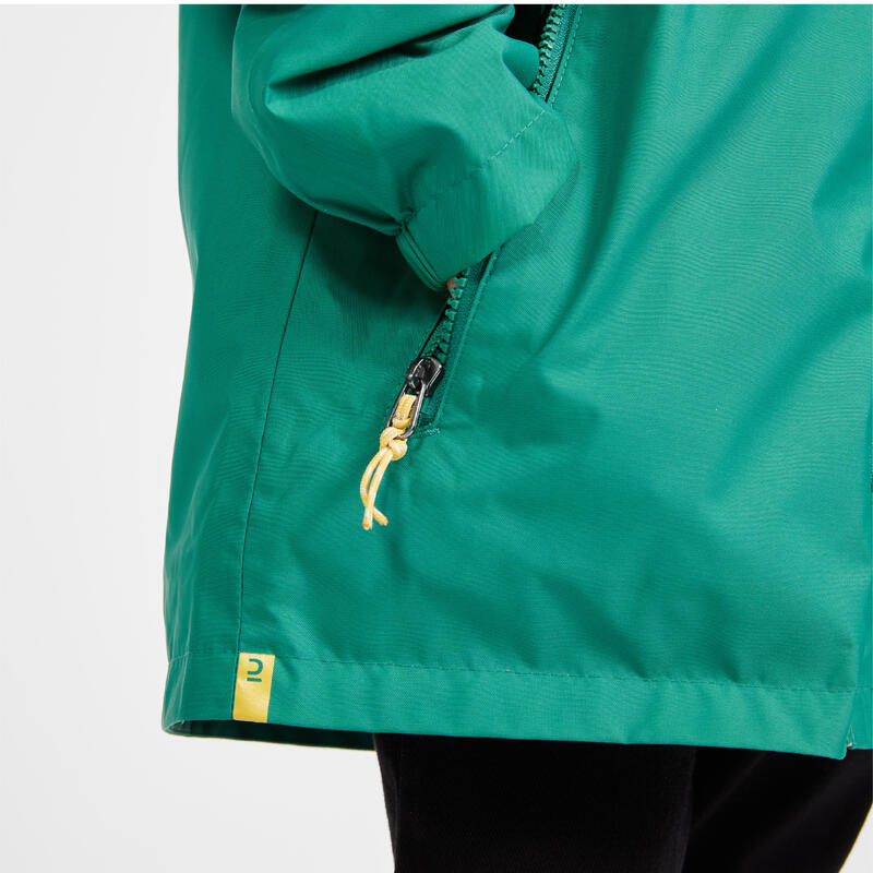 Veste imperméable de voile - veste de pluie SAILING 100 Enfant vert