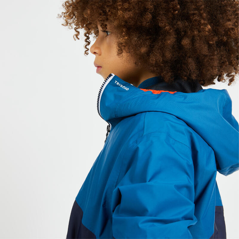 Veste imperméable de voile - veste de pluie SAILING 100 Enfant Navy bleu