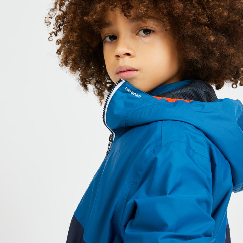Veste imperméable de voile - veste de pluie SAILING 100 Enfant Navy bleu