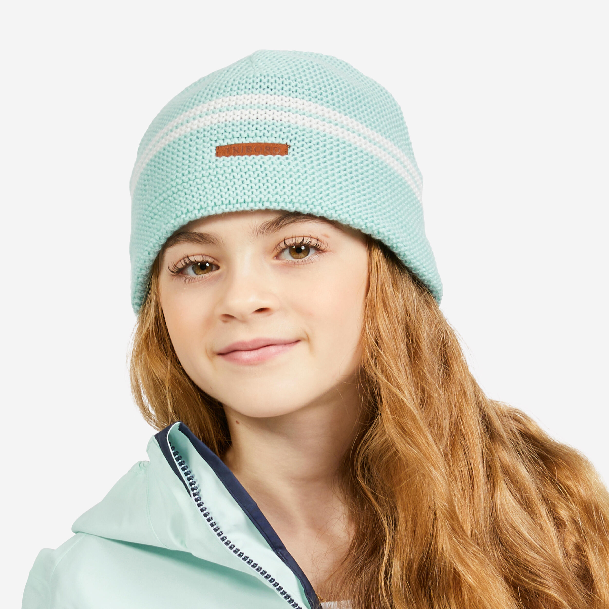 Tribord - Bonnet Chaud Coupe Vent Voile Enfant Sailing 100 Menthe - Bonnet - Voile Habitable Cerfvolant Wing - Blanc-bleu - Taille Unique - Decathlon