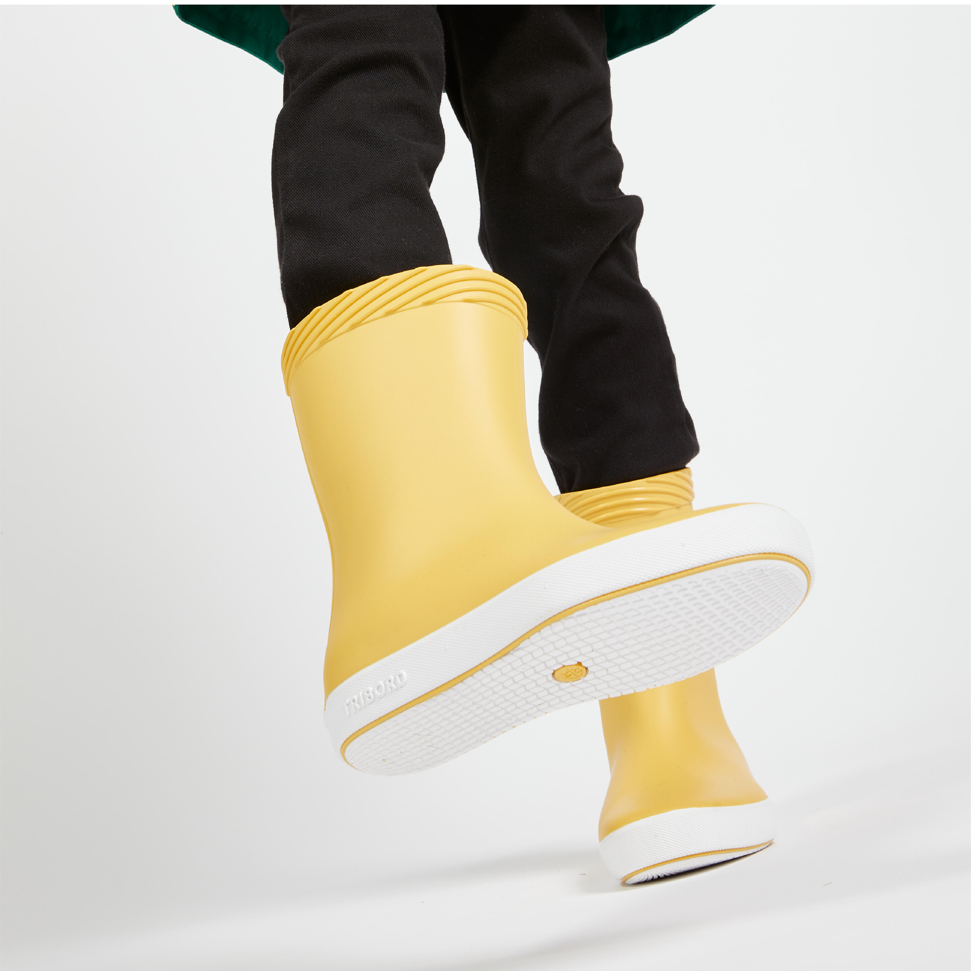 Botte de pluie enfant 100 jaune Maroc achat en ligne Decathlon