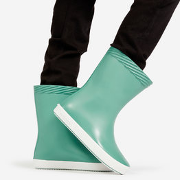 Botte de pluie enfant 100 kaki clair
