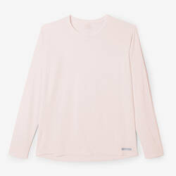 Women's long-sleeved running T-shirt Sun Protect - pink