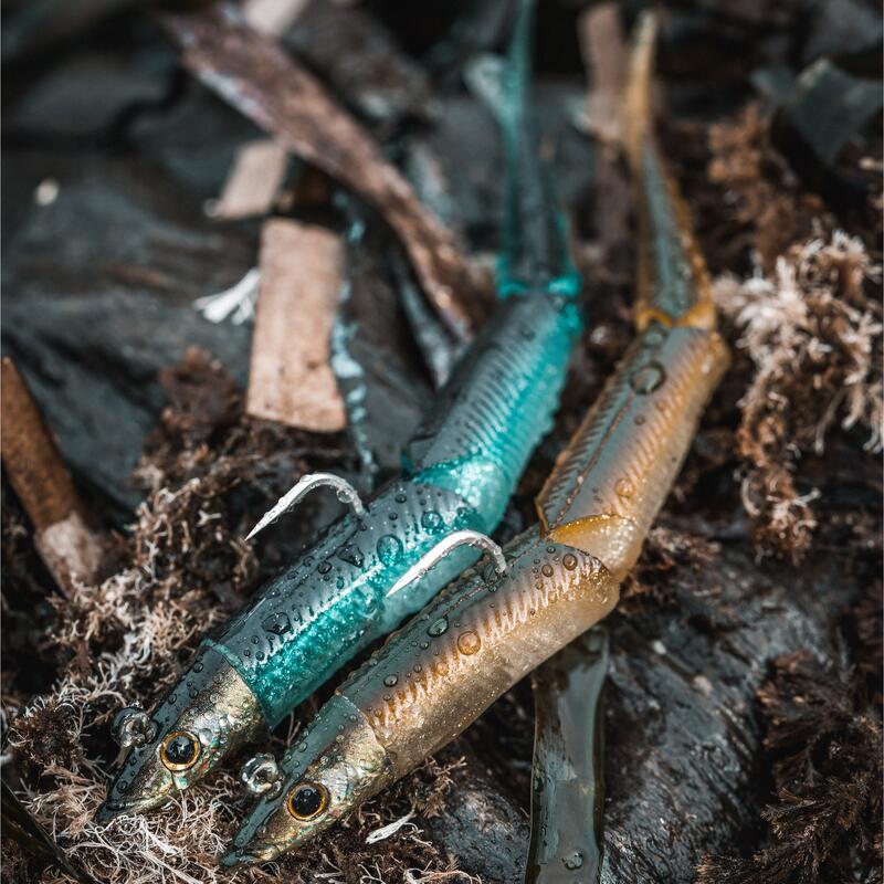 Měkká nástraha slug smáček Slugeelo 130 10 g Ayu/modrá