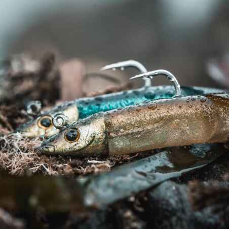 COMBO soft lures shad sand eel shadEELO 130 10 g AYU/BLUE