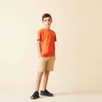 Kids' Unisex Cotton Shorts - Beige