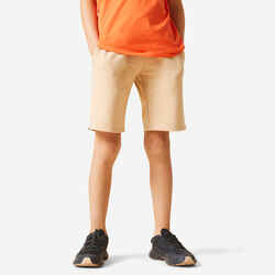 Kids' Unisex Cotton Shorts - Beige