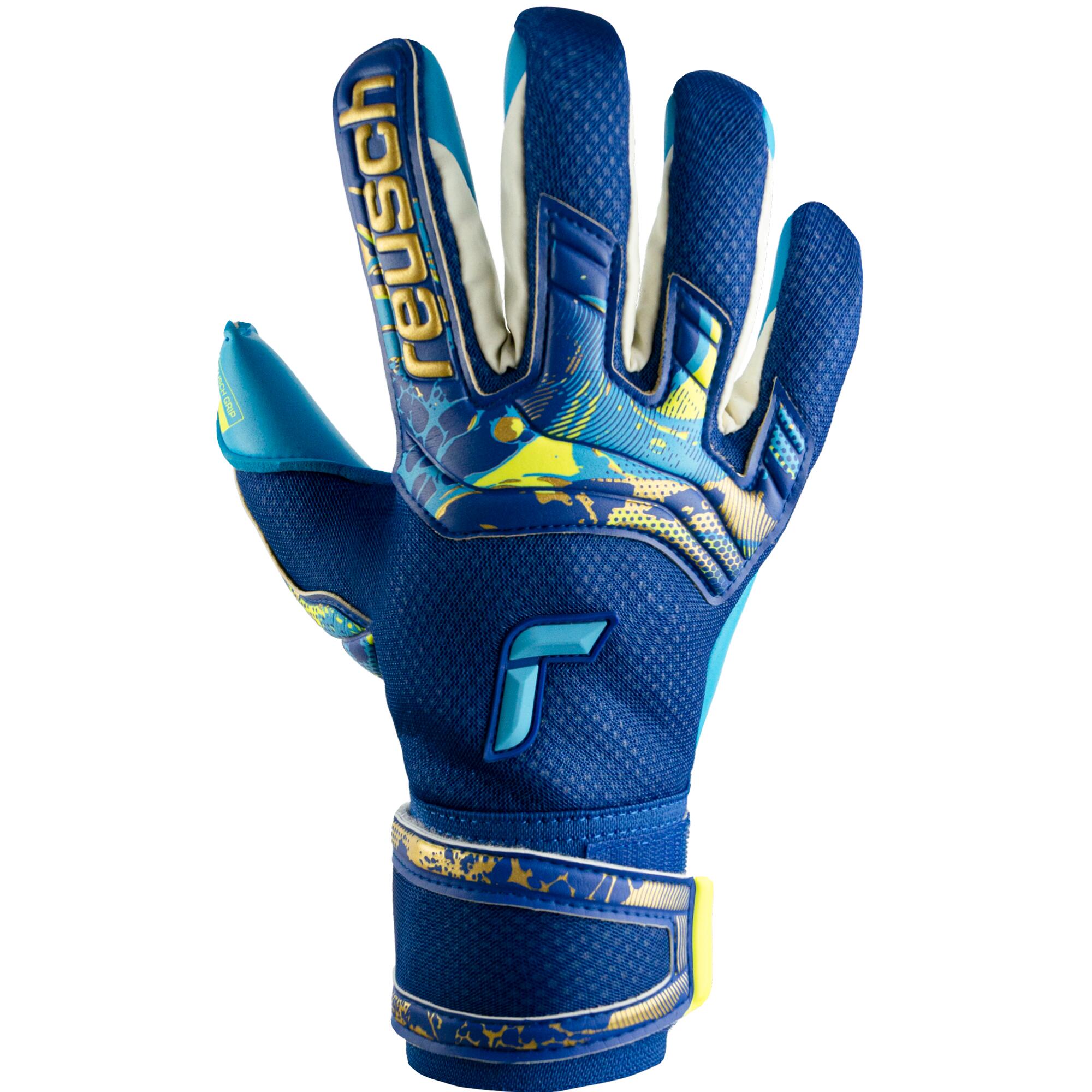 Goalkeeper Gloves Attrakt Aqua 4/9