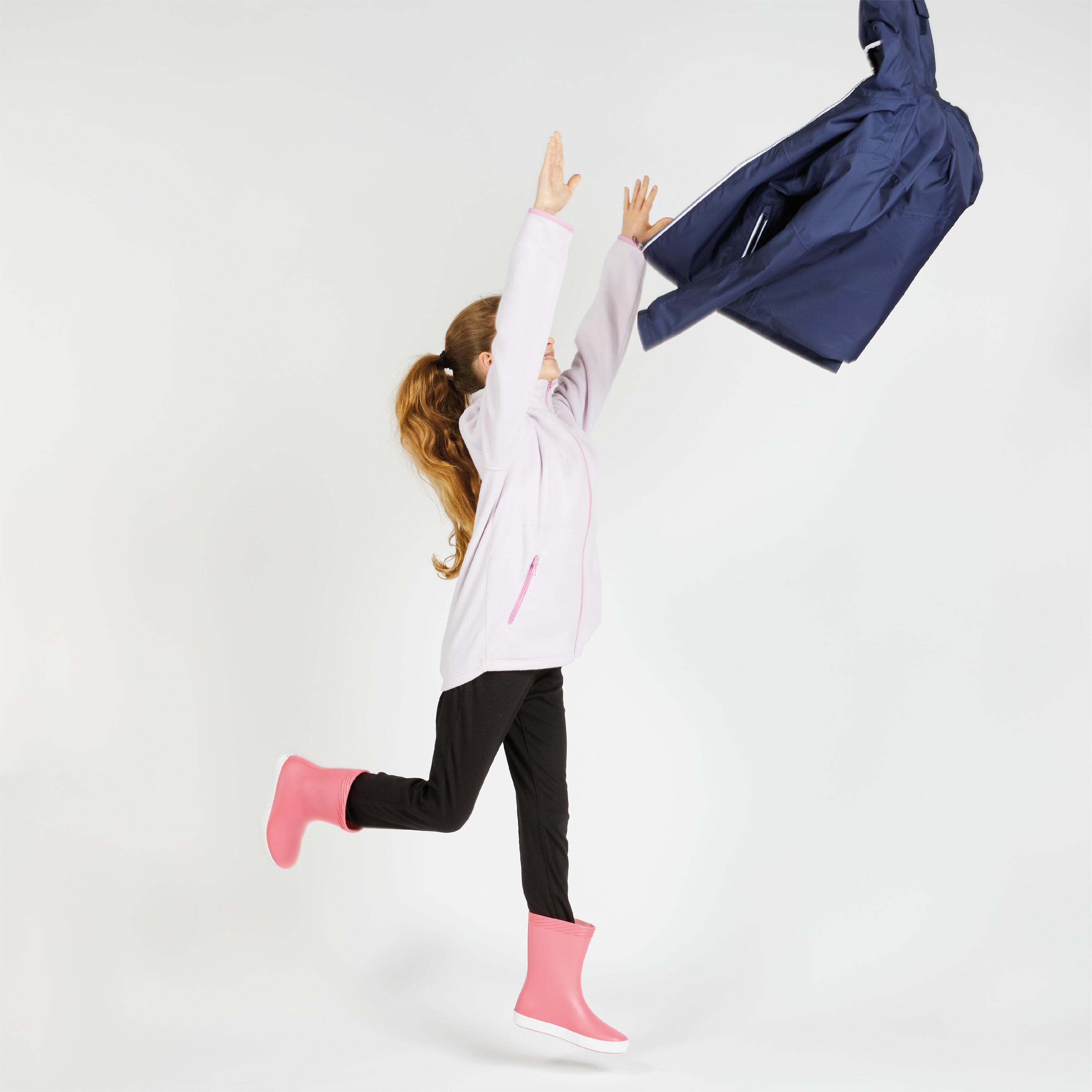 Kids’ Waterproof Sailing Jacket - 100 Navy 8/21