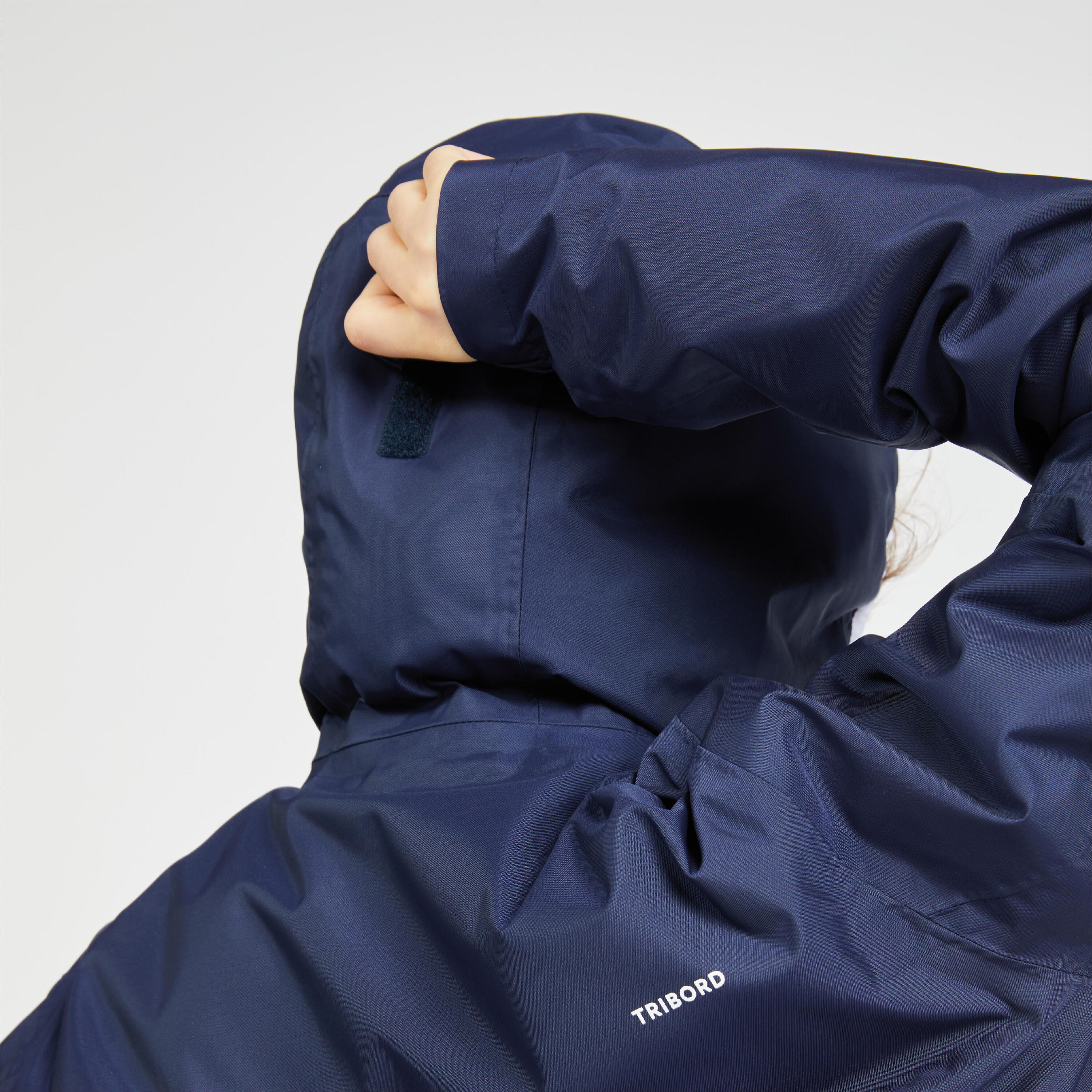 Kids’ Waterproof Sailing Jacket - 100 Navy 6/21