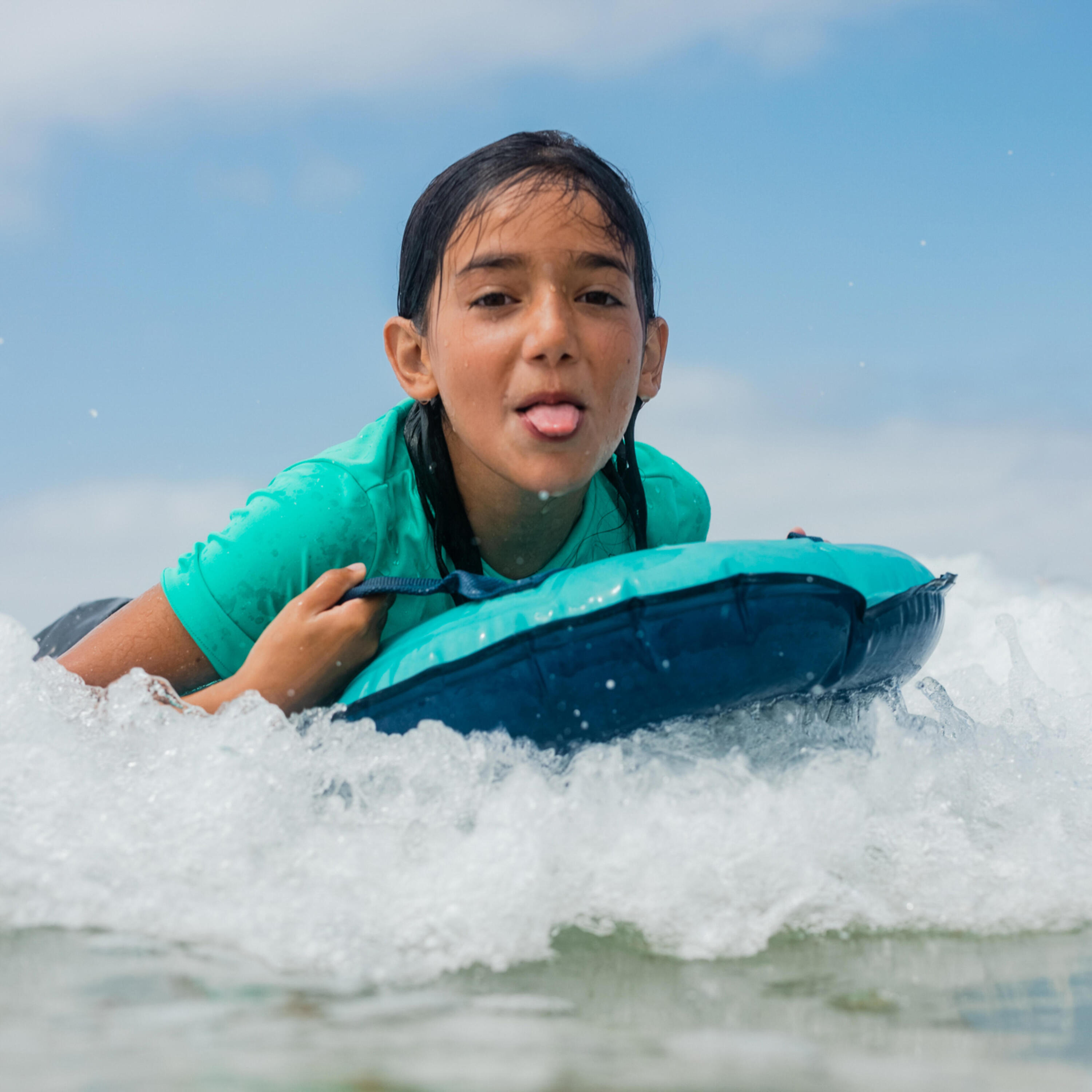 Bodyboard gonflable Discovery pour les 4 à 8 ans (15 à 25 kg) 10/12