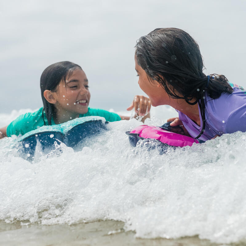 Dětský nafukovací bodyboard žlutý 4 - 8 let (15-25 kg)