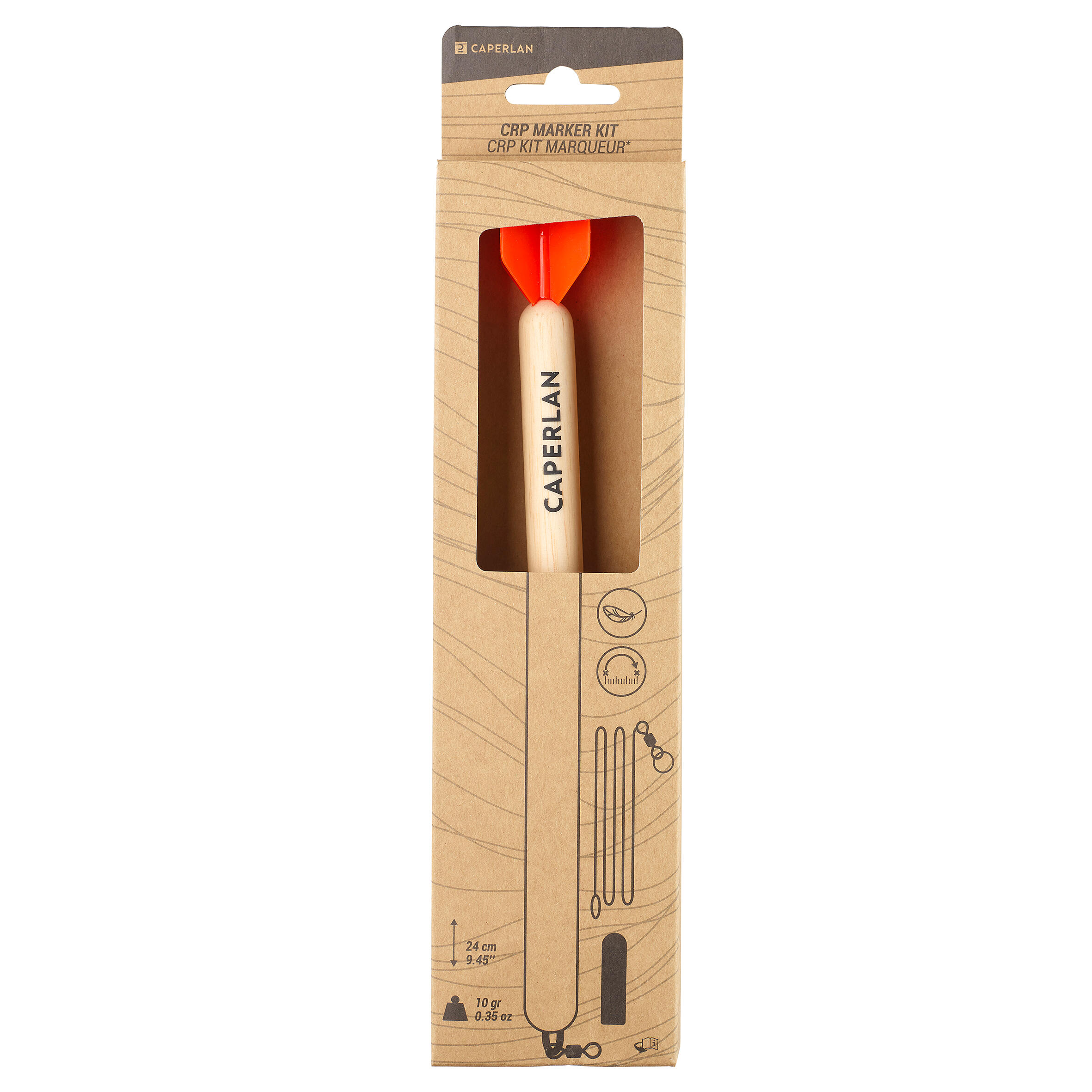 2x Marqueurs Bloc H Rouges Pour Pêche Carpe, Daurade, Poisson Chat - Accessoires Flotteur