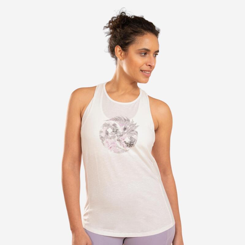 Camiseta Tirantes Yoga Mujer: Rosa】 – Yogimi