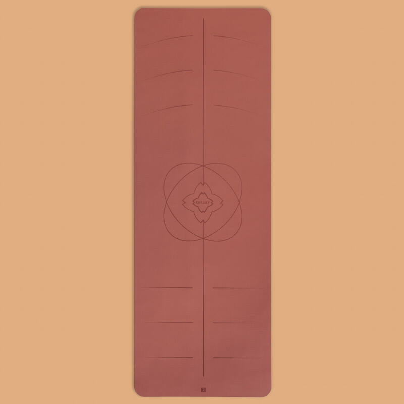 TAPIS YOGA GRIP+ V2 185 X 65 CM X 3 MM TERRACOTTA