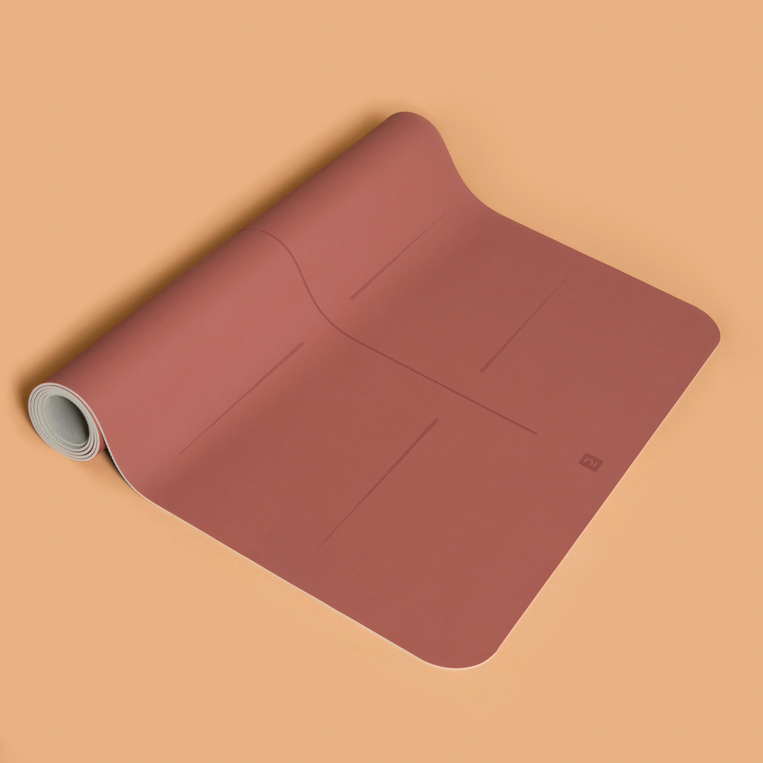 TAPETE DE YOGA GRIP+ 3 MM V2 TERRACOTA