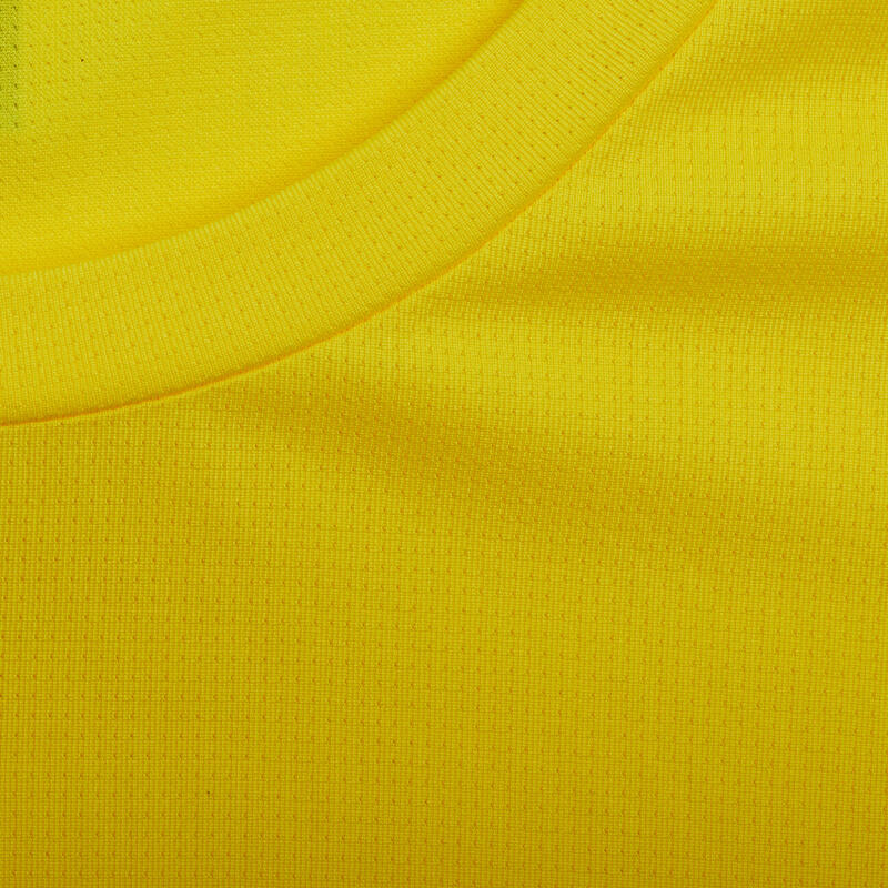 男款透氣跑步 T 恤 Dry－黃色
