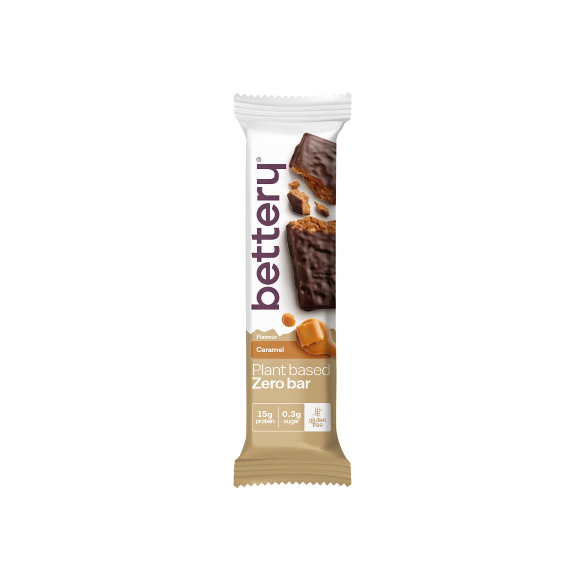 BETTERY Barra Proteína Vegetal Bettery Zero Bar Caramel 55g