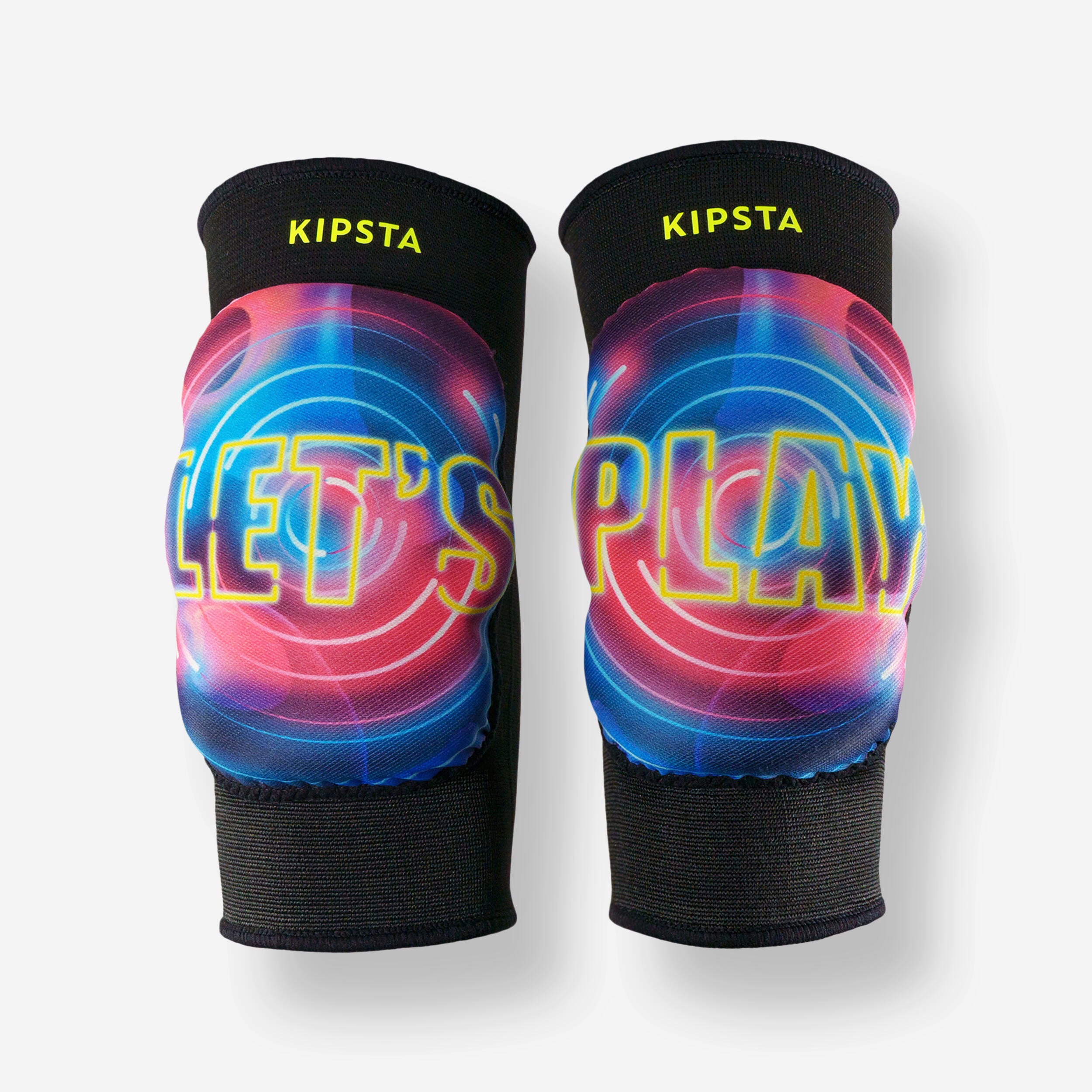 Let's play" VKP100 black volleyball knee pads