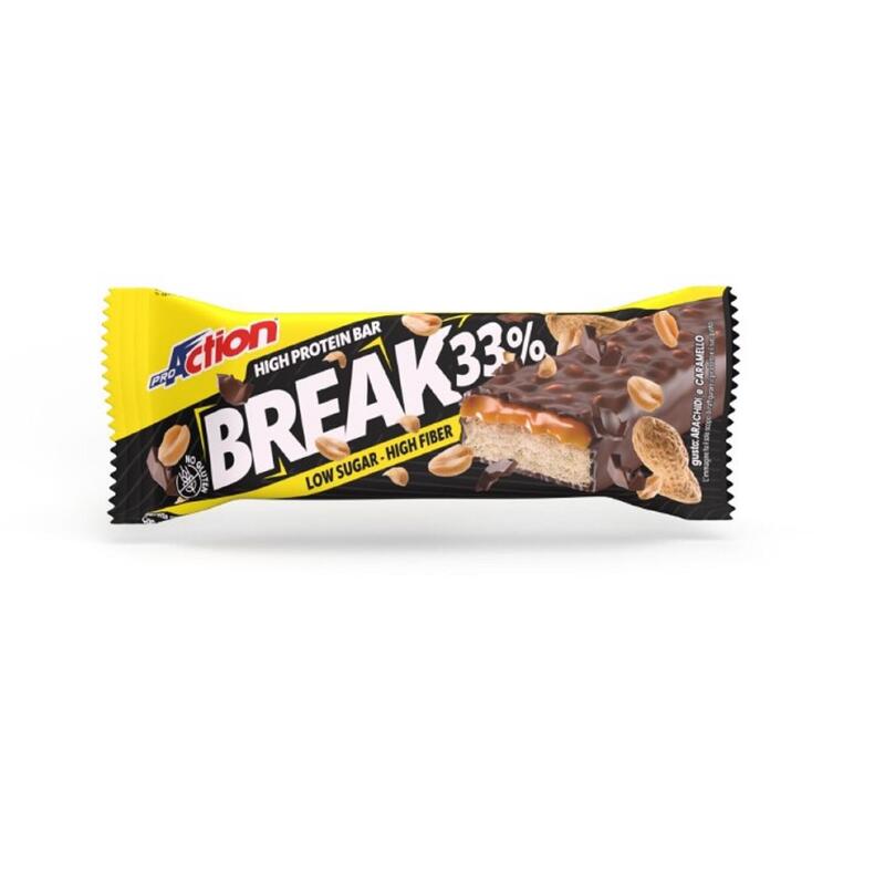 Barretta Proteica Break Bar Arachidi Caramello 50g ProAction low sugar