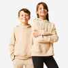 Kids' Cotton Hoodie - Beige