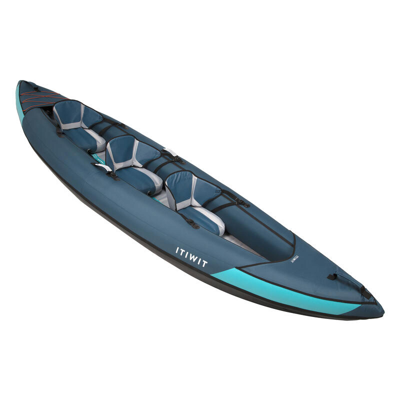 pompa movimiento Tercero Canoa Kayak Travesía Hinchable 2/3 Plazas Ecodiseño | Decathlon