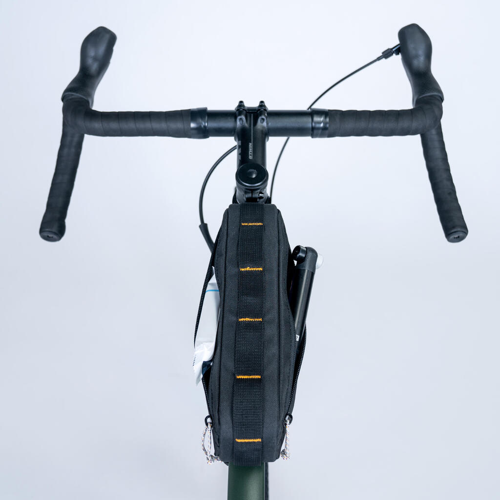 Taška na rám bicykla FB100 1,5 l čierna