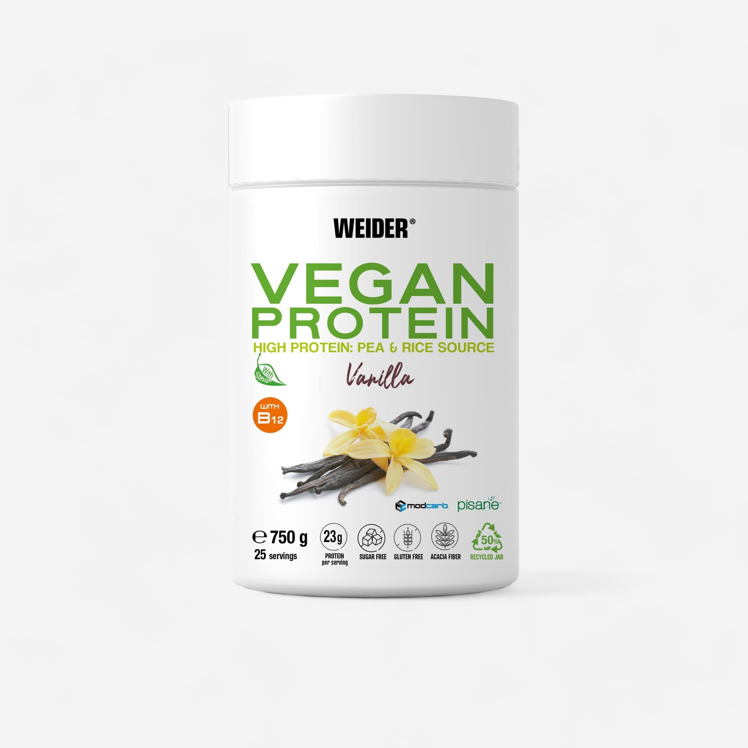 Weider - Proteine Vegan 750g Vanille - Protéines Végétales - Nutrition Et Soin - - Taille Unique - Decathlon