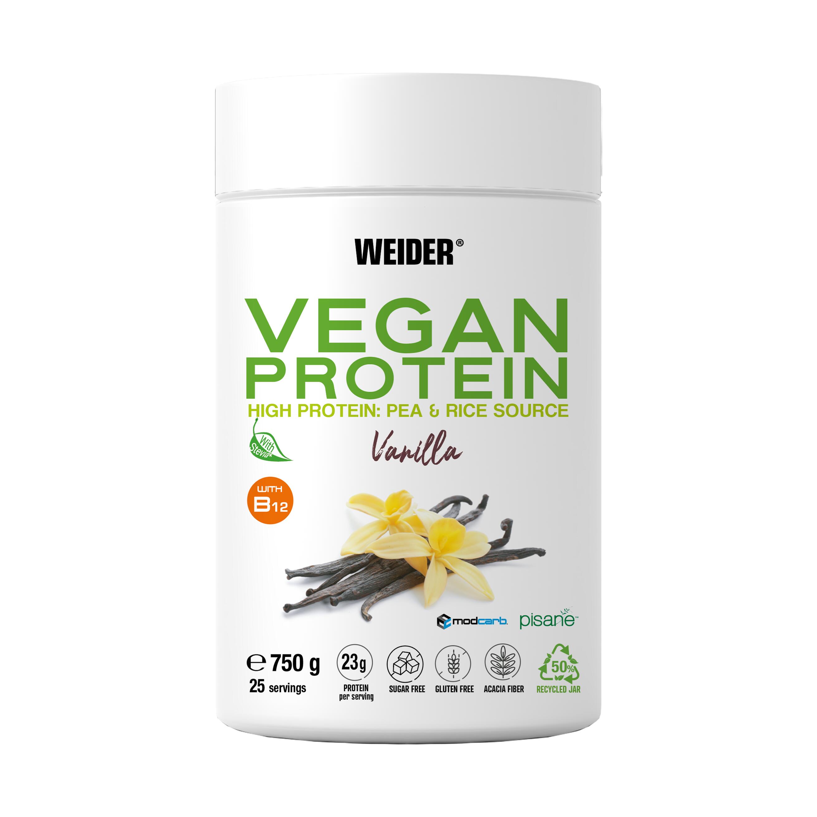  Proteine WEIDER VEGAN VANILIE 750 g 