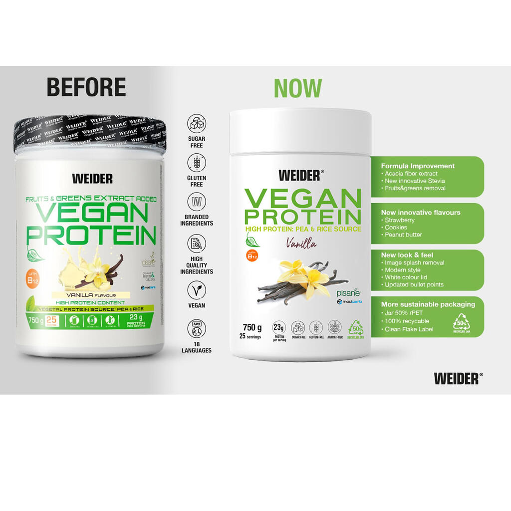 Vegan Protein 750 g - Vanilla