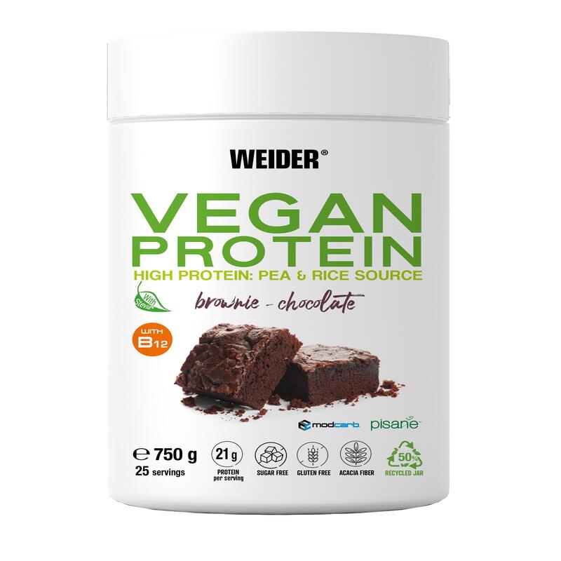Białko roślinne Weider Vegan czekolada 750 g 