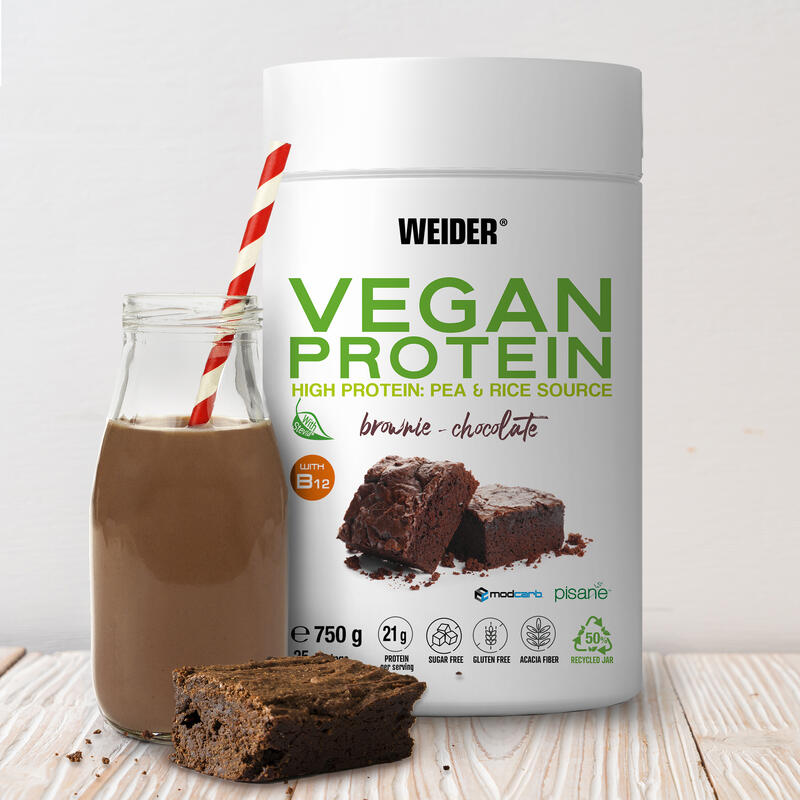 Eiwitpoeder Vegan Protein chocolade 750 g