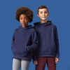 Kids' Cotton Hooded Sweatshirt - Navy