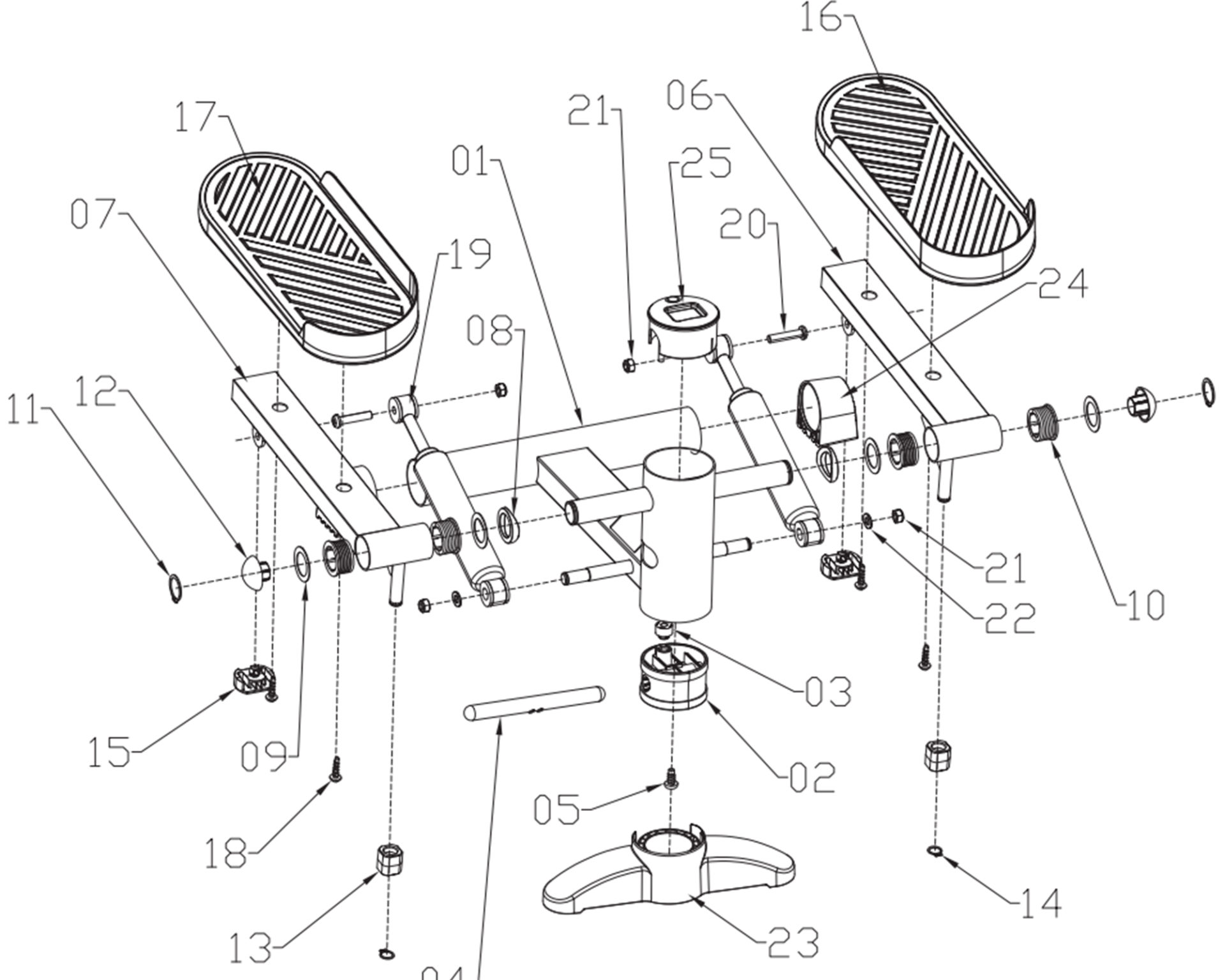 Mini stepper MS 100 2023 Decathlon Domyos