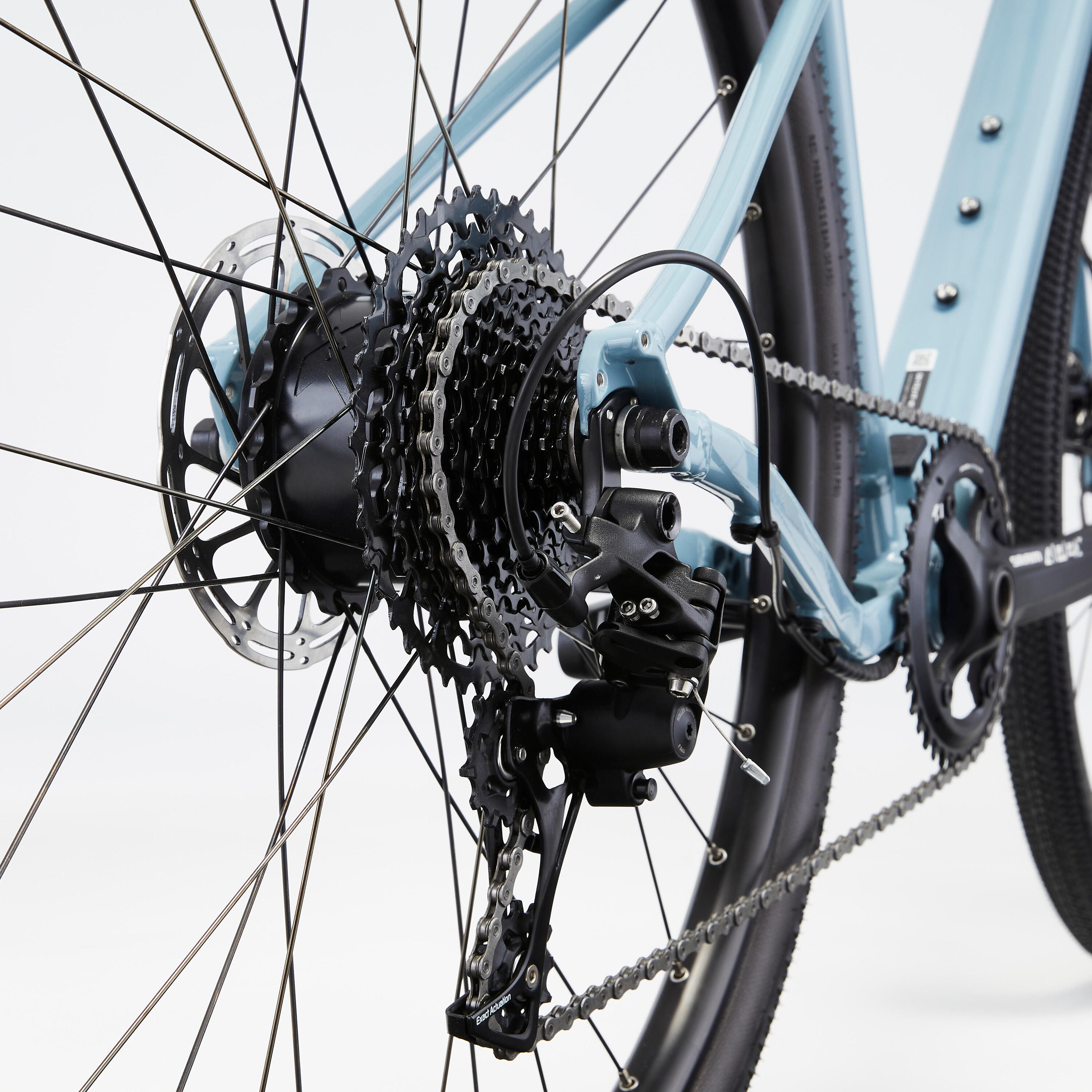E-Gravelbike E-GRVL AF HD Mahle X35+ Hellblau 5/14