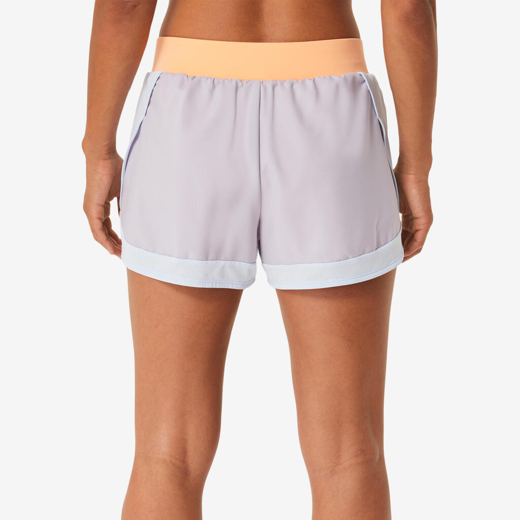 Damen Tennis Shorts - Match lila/orange