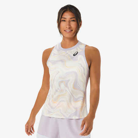 Majica bez rukava za tenis ženska Graphic - Parma