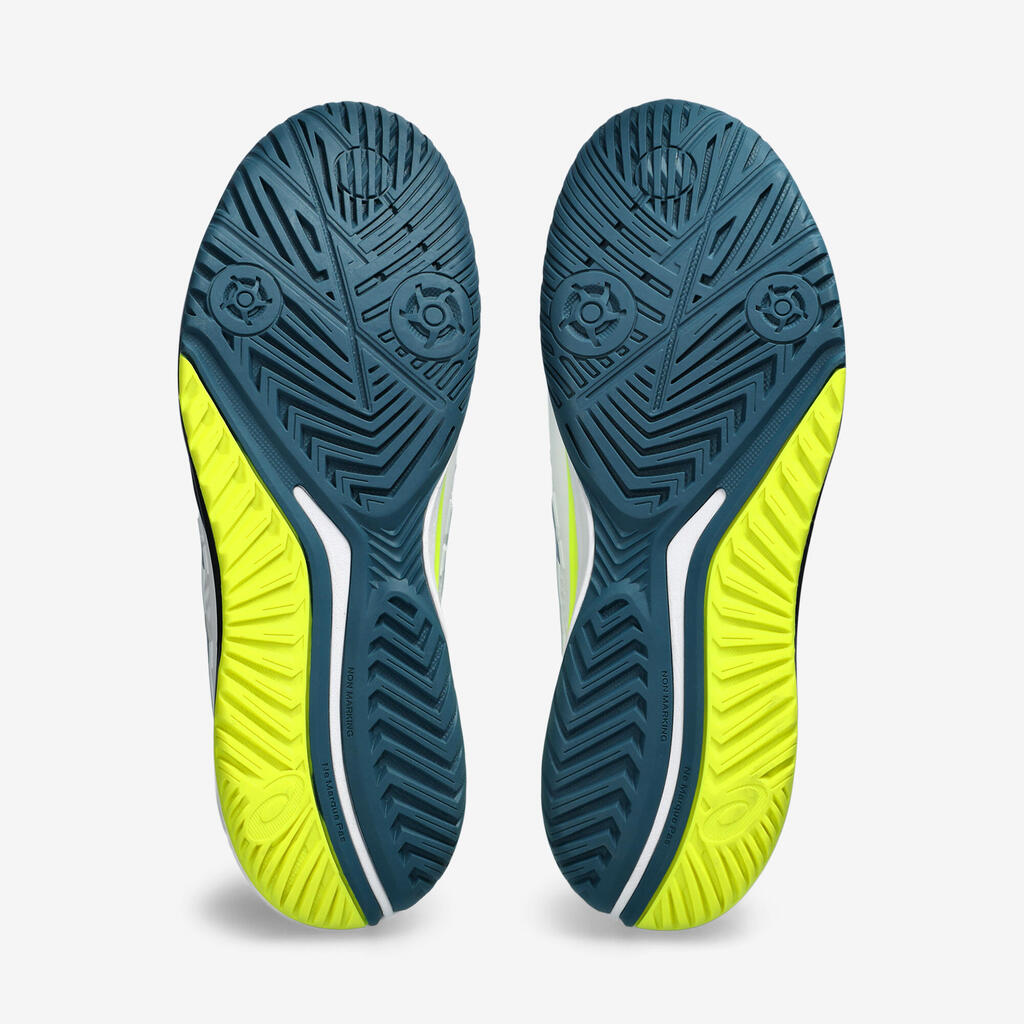Men's Multicourt Tennis Shoes Gel Resolution 9 - White/Blue/Yellow