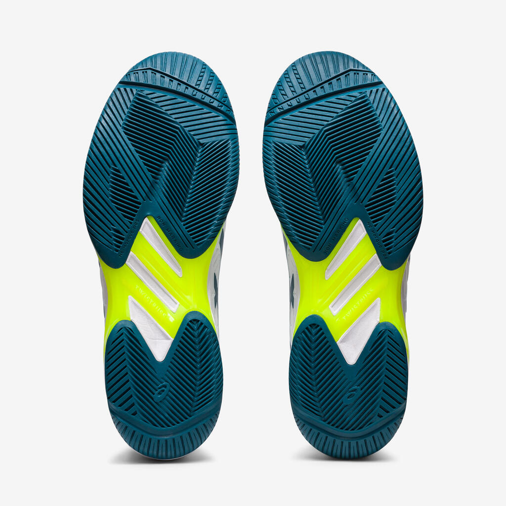 Pánska tenisová obuv Gel Solution Speed FF 2 na rôzne povrchy bielo-modrá