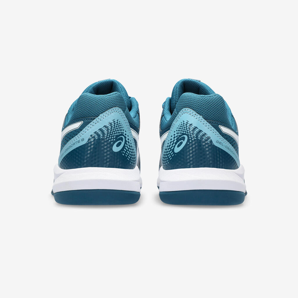 Plave muške patike za tenis na šljaci GEL DEDICATE 8