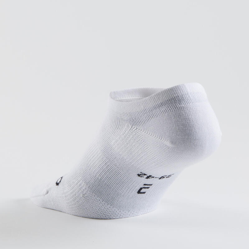 Nízké tenisové ponožky RS160 bílo-černé 5 párů